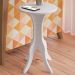Mesa De Apoio MDF Sala De Estar 51X30 cm Branco ARLY