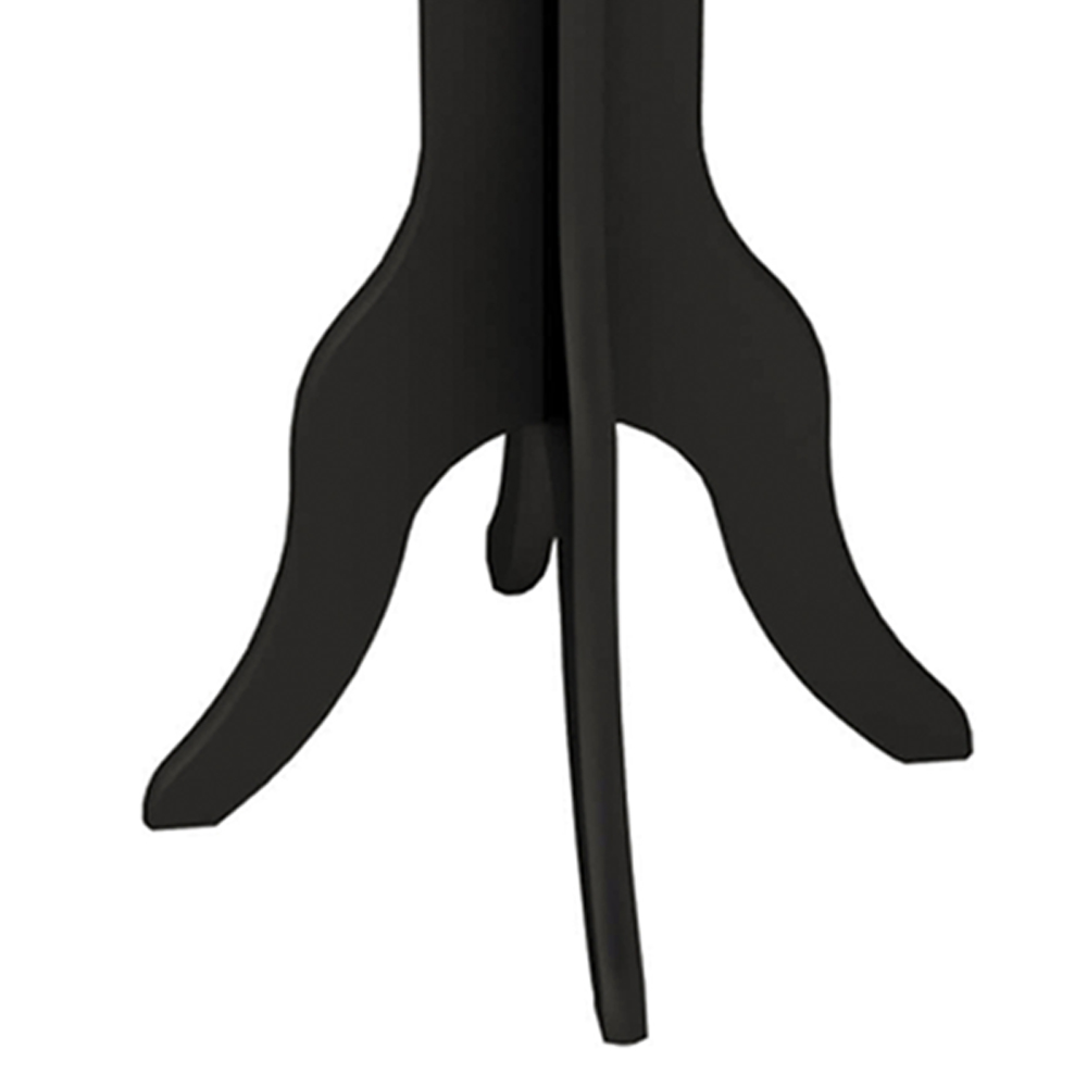 Mesa De Apoio MDF Sala De Estar 51X30 cm Preto ARLY