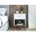 Mesa De Cabeceira 01 Gaveta RE001 Branco Mel PP Milani Store