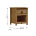 Mesa De Cabeceira 1 Gav Madeira Maciça 46 cm 9100 Freijo Milani Store
