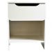 Mesa De Cabeceira 1 Gaveta 48 cm DM126 Branco Dtall