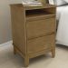 Mesa De Cabeceira 2 Gavetas 43 cm 2800 Freijo Milani Store