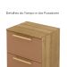 Mesa De Cabeceira 2 Gavetas 50 cm DUB 50019 Nature Camarim VLR