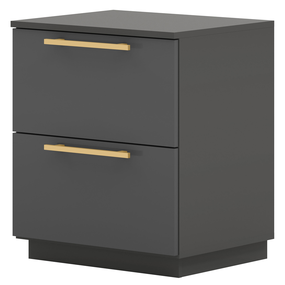 Mesa De Cabeceira 2 Gavetas 50cm DUB 50019 Alasca VLR