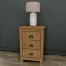 Mesa De Cabeceira 3 Gav Madeira Maciça 46 cm 9130 Freijo Milani Store