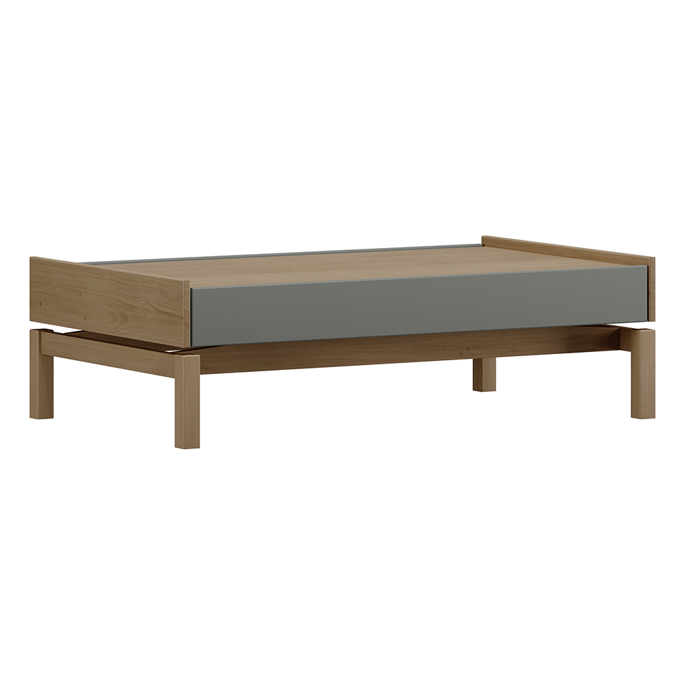 Mesa De Centro 1 Gaveta 100 cm 2151 Oak Ferrolack Milani Store