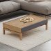 Mesa De Centro 1 Gaveta 100 cm 2151 Tauari Concret Milani Store