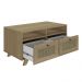 Mesa De Centro 2 Gavetas 91 cm MDF 4639 Carvalho ARLY
