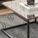 Mesa De Centro Estilo Industrial Aurum Demoliçao Preto DHom