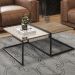 Mesa De Centro Estilo Industrial Aurum Demoliçao Preto DHom