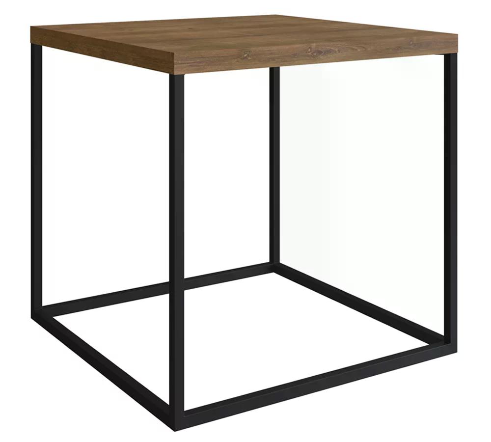 Mesa De Centro Ou Lateral Cube M Preto Vermont Milani Store