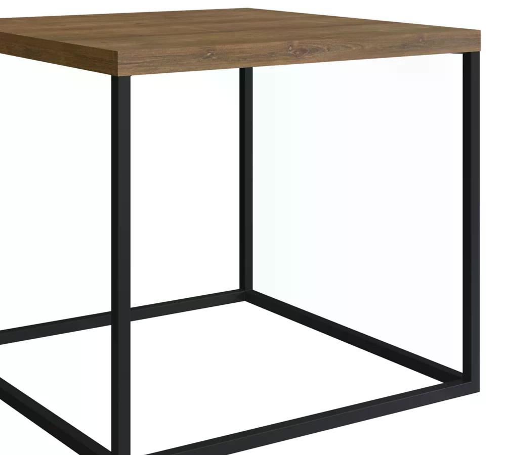Mesa De Centro Ou Lateral Cube M Preto Vermont Milani Store