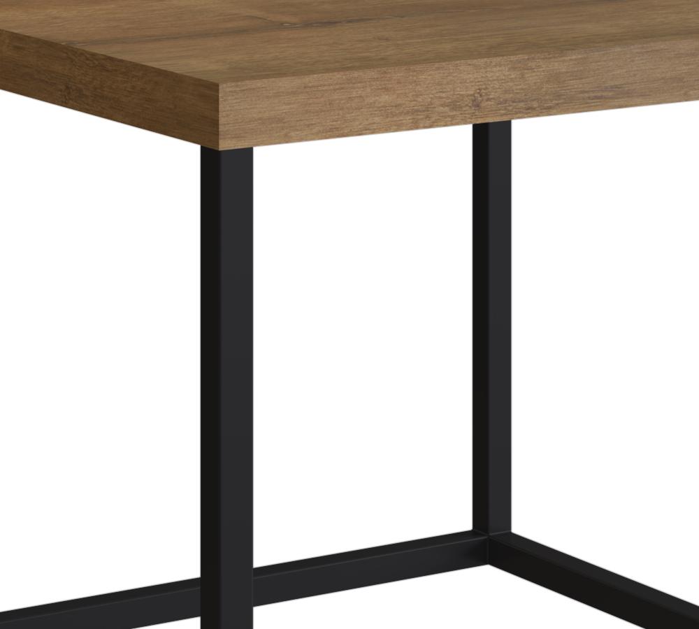 Mesa De Centro Ou Lateral Cube P Preto Vermont Milani Store
