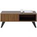 Mesa De Centro Para Sala Jeri Noce Milano Preto CLB