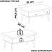 Mesa De Centro Sala 91 cm Lucca 4150 Carvalho Off White ARLY