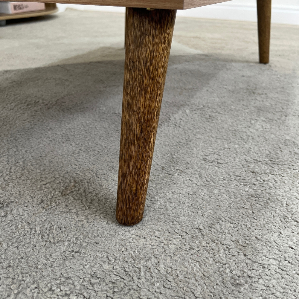 Mesa De Centro Sala 91 cm Lucca 4150 Carvalho Off White ARLY