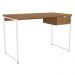 Mesa Escrivaninha 1 Gaveta 118 cm LI002X05 Canela Branco KPB