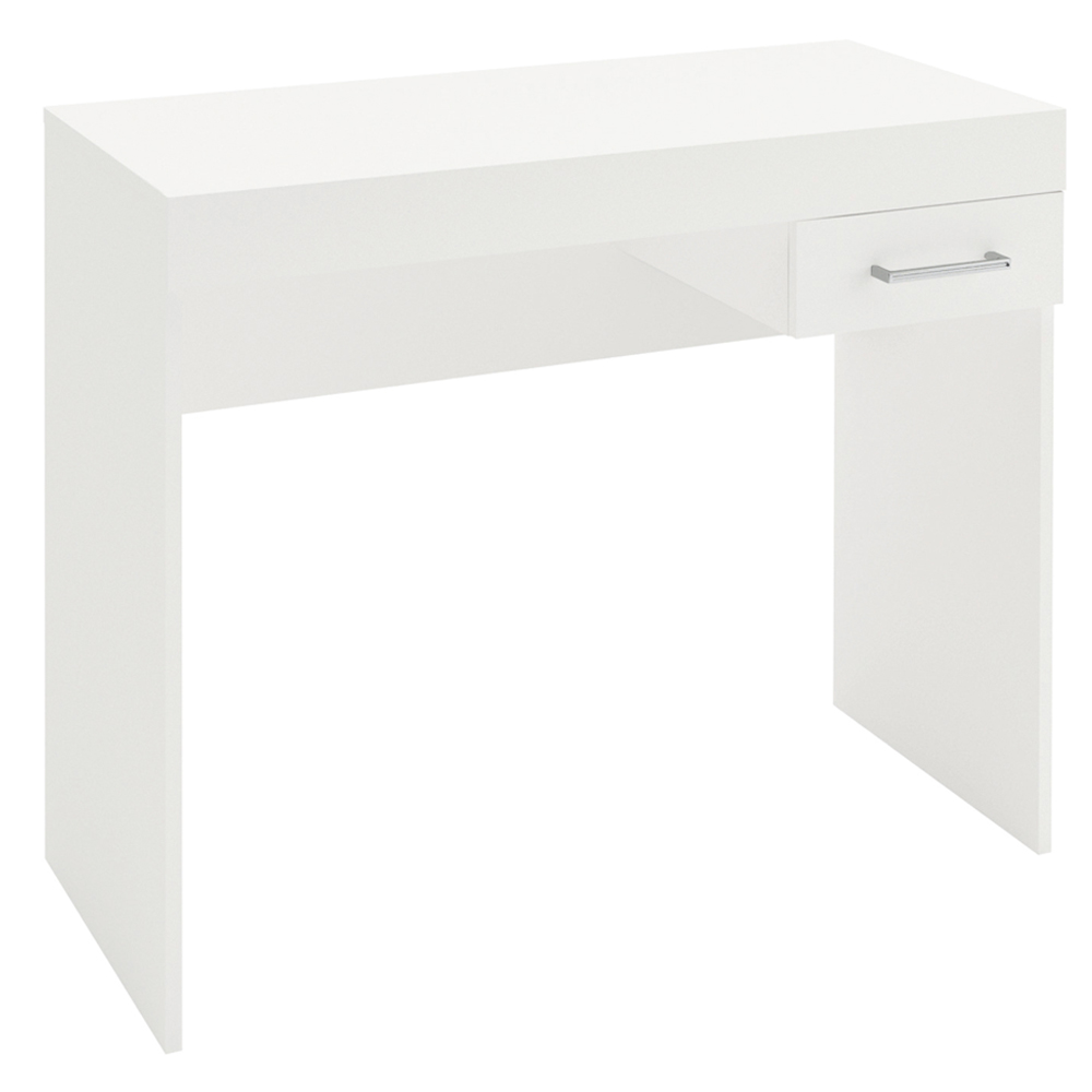 Mesa Escrivaninha 1 Gaveta 91X73 cm Branco ARLY