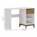 Mesa Escrivaninha 1 Gaveta MDF 110 cm 2806 Off White Freijo Milani Store