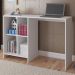 Mesa Escrivaninha 4 Nichos 110 cm TRIX Branco ARLY