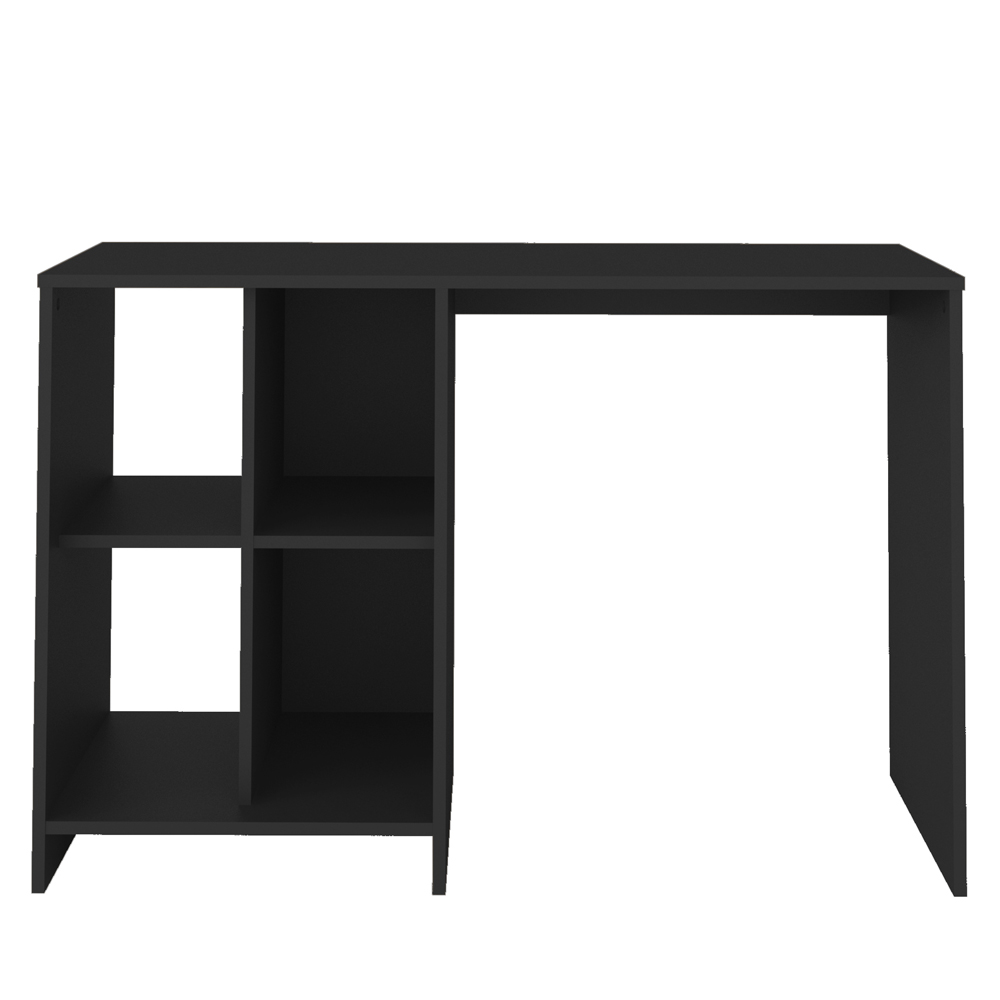Mesa Escrivaninha 4 Nichos 110 cm TRIX Preto ARLY