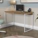 Mesa Escrivaninha Escritorio 118 cm LI002 Canela Branco KPB