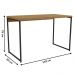 Mesa Escrivaninha Escritorio 118 cm LI002 Freijo Preto Fosco KPB