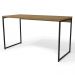 Mesa Escrivaninha Escritorio 136 cm LI003 Freijo Preto Fosco KPB