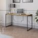 Mesa Escrivaninha Escritorio 136 cm LI003 Freijo Preto Fosco KPB
