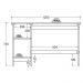 Mesa Escrivaninha Gamer 2 Prateleiras 120 cm MC190 Branco Dtall