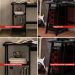 Mesa Escrivaninha Gamer 2 Prateleiras 120 cm MC190 Preto Dtall