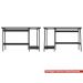 Mesa Escrivaninha Gamer 2 Prateleiras 120 cm MC190 Preto Dtall
