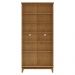 Mesa Escrivaninha e Armario Escritorio MDF Freijo Milani Store