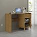 Mesa Escrivaninha e Armario Escritorio MDF Freijo Milani Store