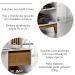 Mesa Escrivaninha e Armario Escritorio MDF Off White Freijo Milani Store