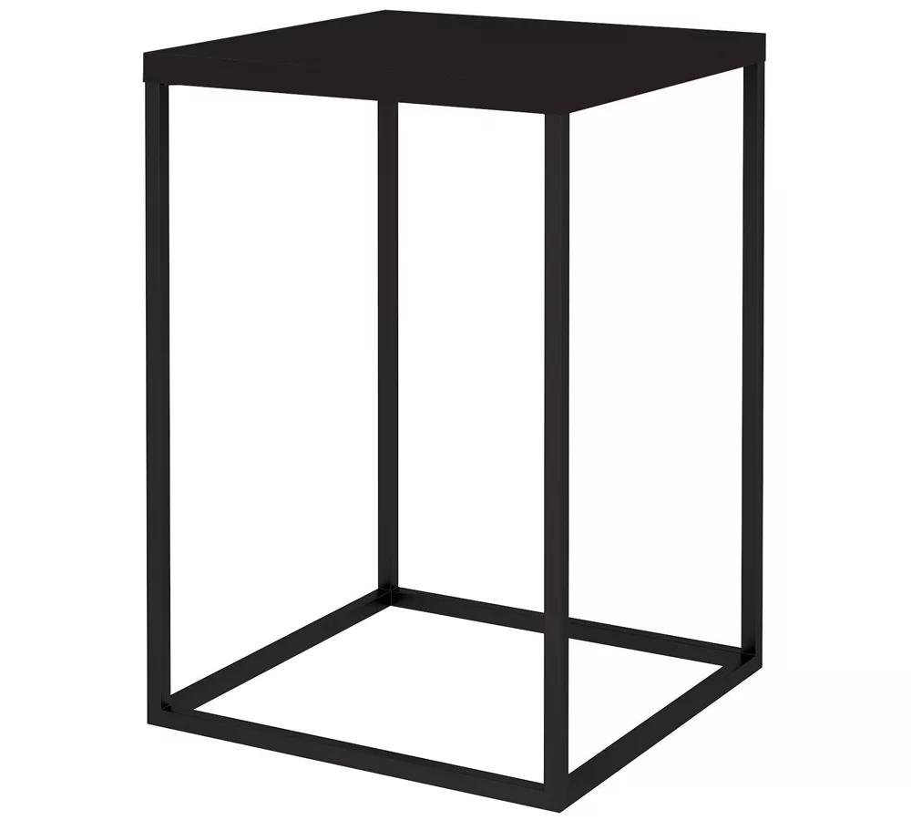 Mesa Lateral Aço Preto Milani Store
