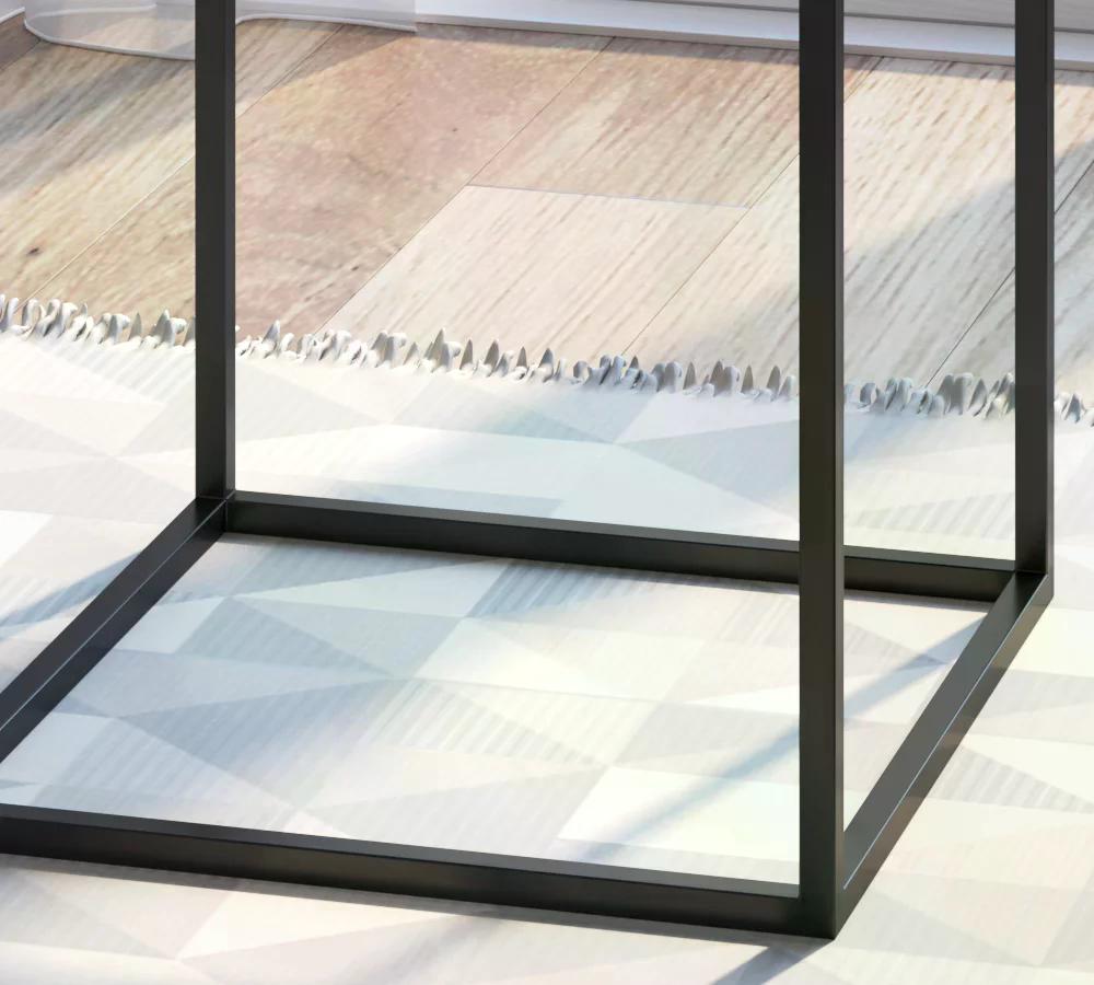 Mesa Lateral Aço Preto Milani Store