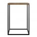 Mesa Lateral Aço Preto Vermont Milani Store