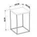 Mesa Lateral Aço Preto Vermont Milani Store