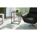 Mesa Lateral Aço Preto Vermont Milani Store