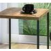 Mesa Lateral Aço Preto Vermont Milani Store