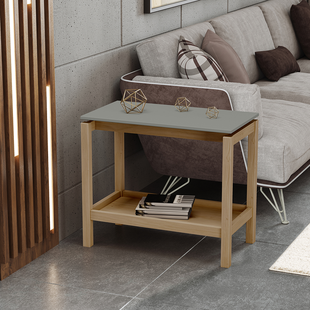 Mesa Lateral Aparador 67 cm 2150 Oak Ferrolack Milani Store