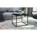 Mesa Lateral Cube Preto Milani Store