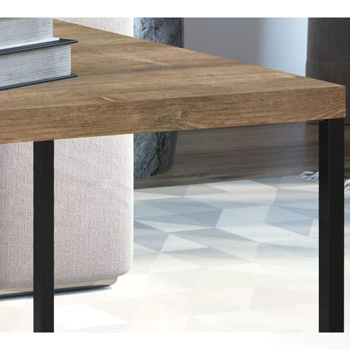 Mesa Lateral Cube Preto Vermont Milani Store