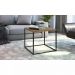 Mesa Lateral Cube Preto Vermont Milani Store