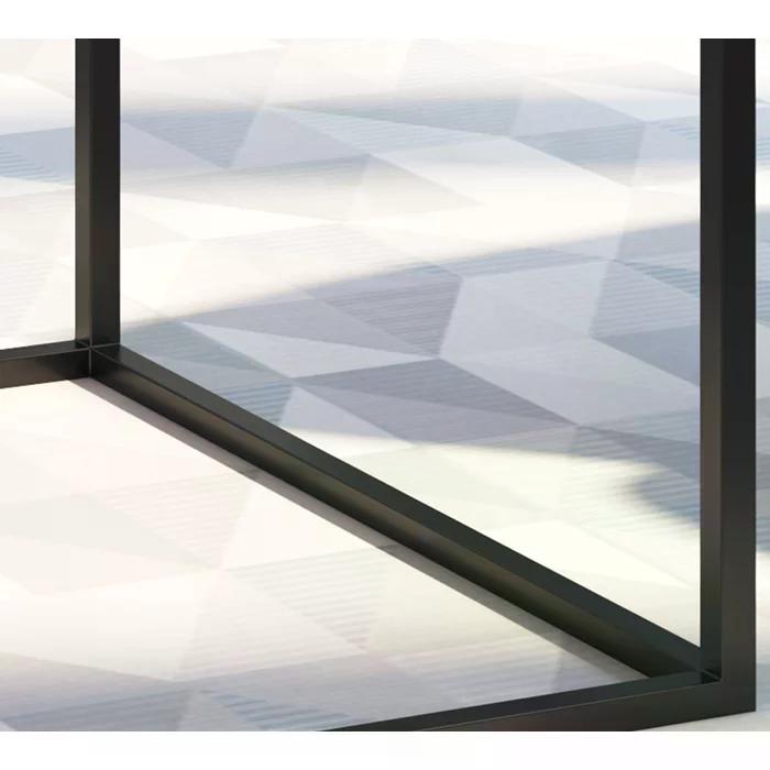 Mesa Lateral Cube Preto Vermont Milani Store