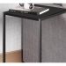 Mesa Lateral Sala Aço Preto Milani Store