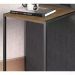 Mesa Lateral Sala Aço Preto Vermont Milani Store