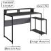 Mesa Para Computador Gamer RYZE 4500 Preto Grafite PP