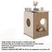 Mesa de Apoio Casinha Pet 52 cm 4574 Carvalho Off White ARLY